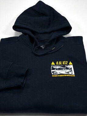 Aston Martin Valkyrie XL Navy Hoodie Heart of Racing 6.5L V12 #23